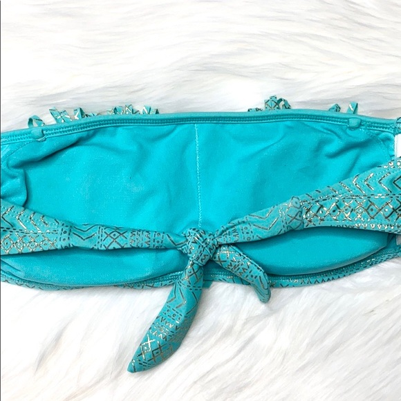 XHILARATION— Turquoise Strapless Bikini Top - Picture 5 of 6